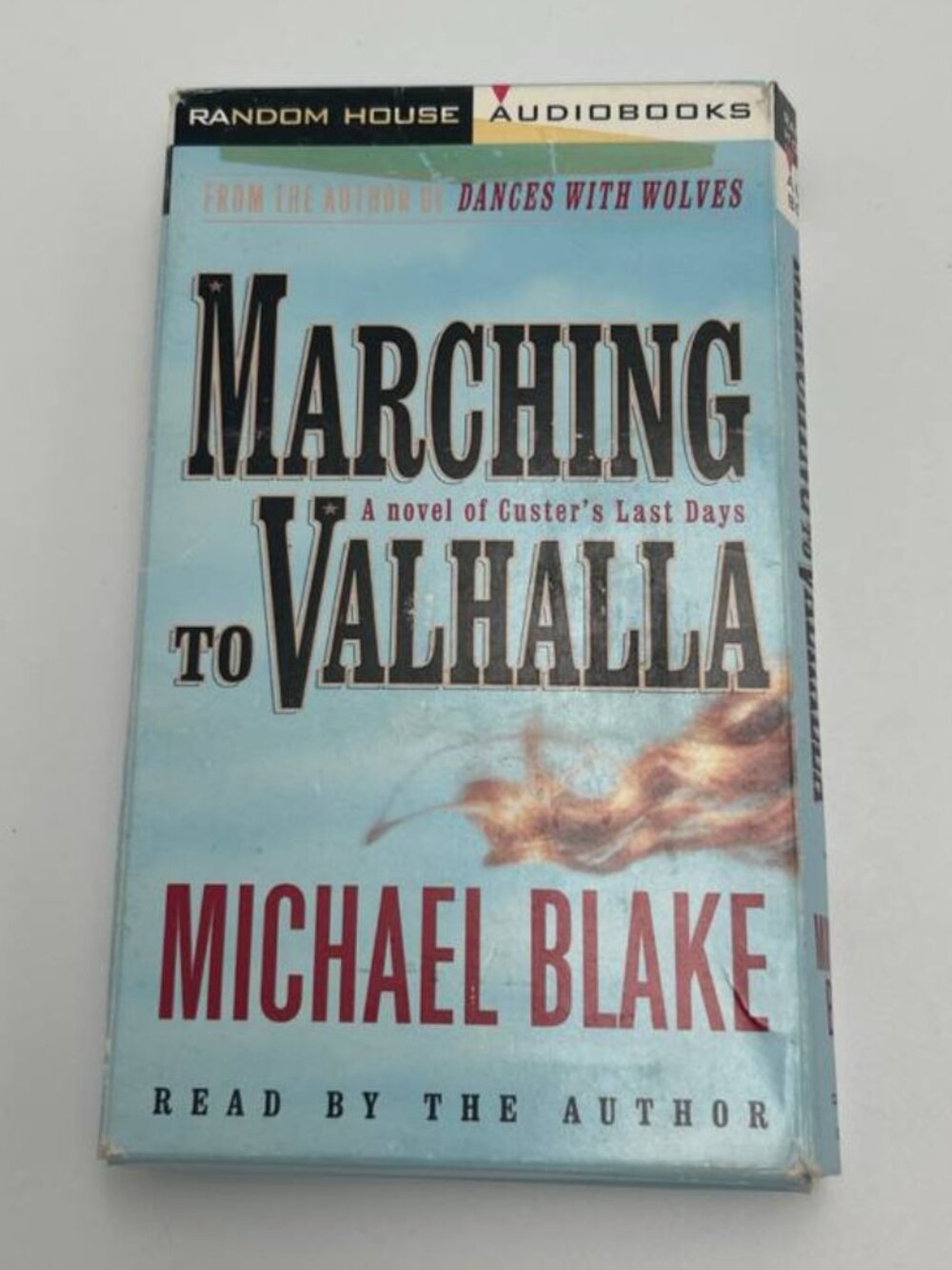 Marching to Valhalla Michael Blake Audiobook 4 Audio Cassettes Read by Author 📻